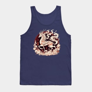 Mystical Kirin Illustration Artwork Tank Top